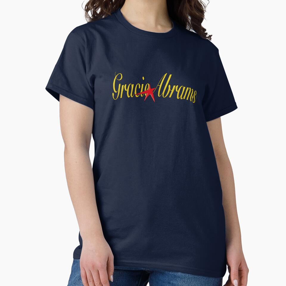 Gracie Abrams Red Star Cursive Lettering Logo by aestheticqueen