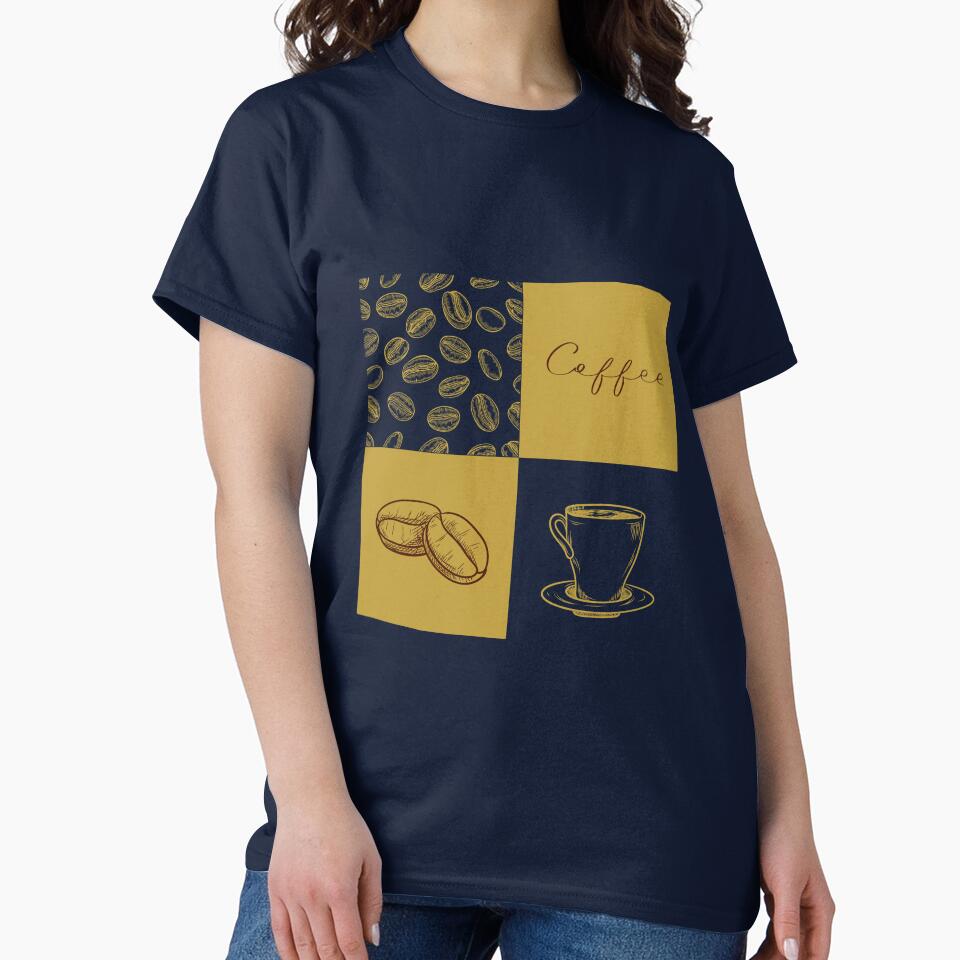 Coffee Grid Pattern by trendingatees