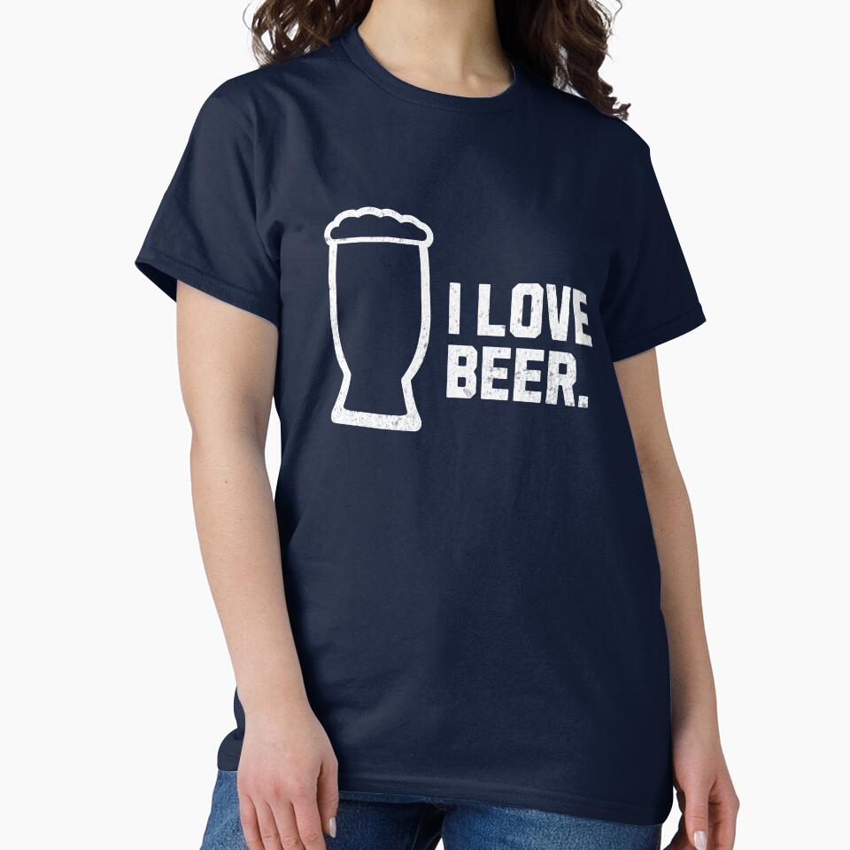 I Love Beer (with Glass) by mooskdesign