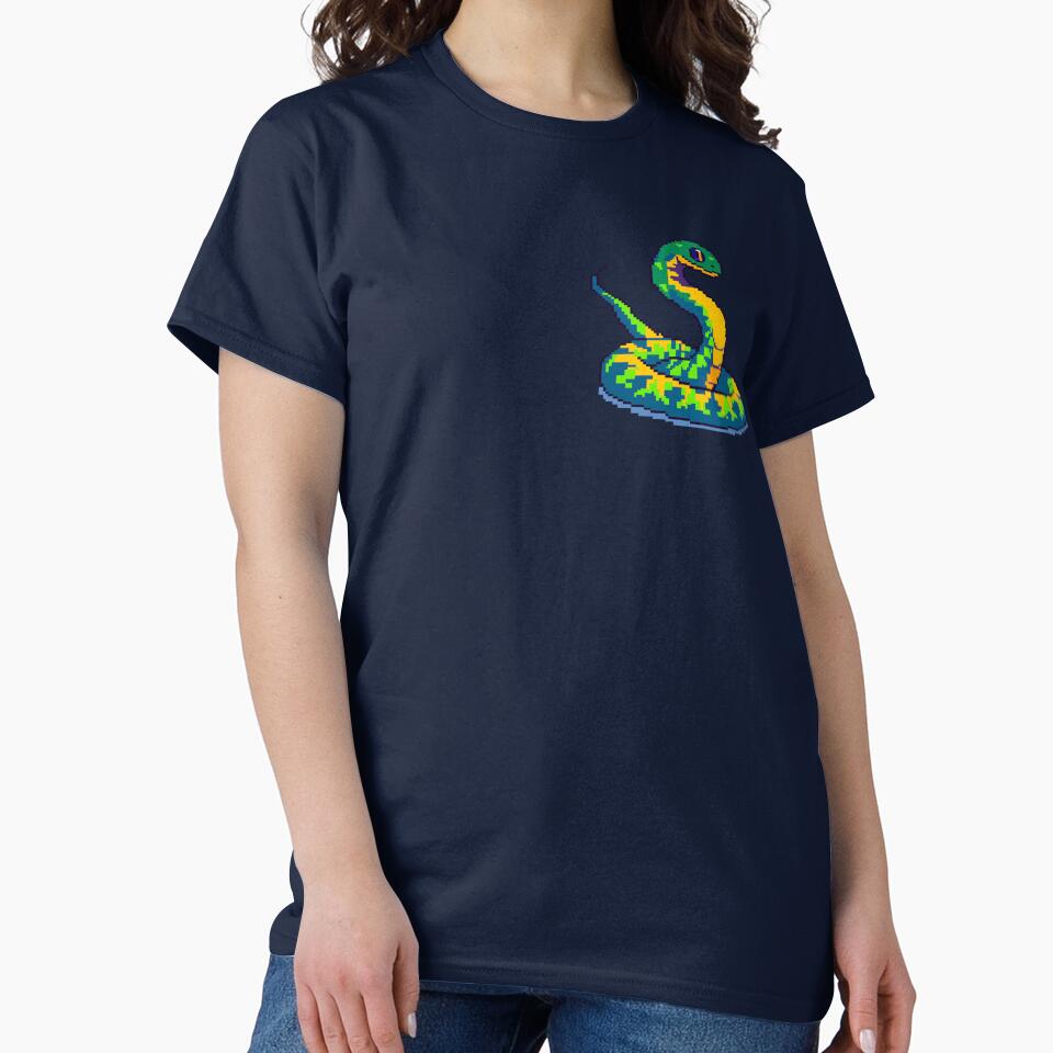 Colorful Pixel Snake by DesignbyAnnaM