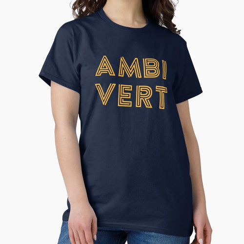 Ambivert - Yellow Print by teeworthy