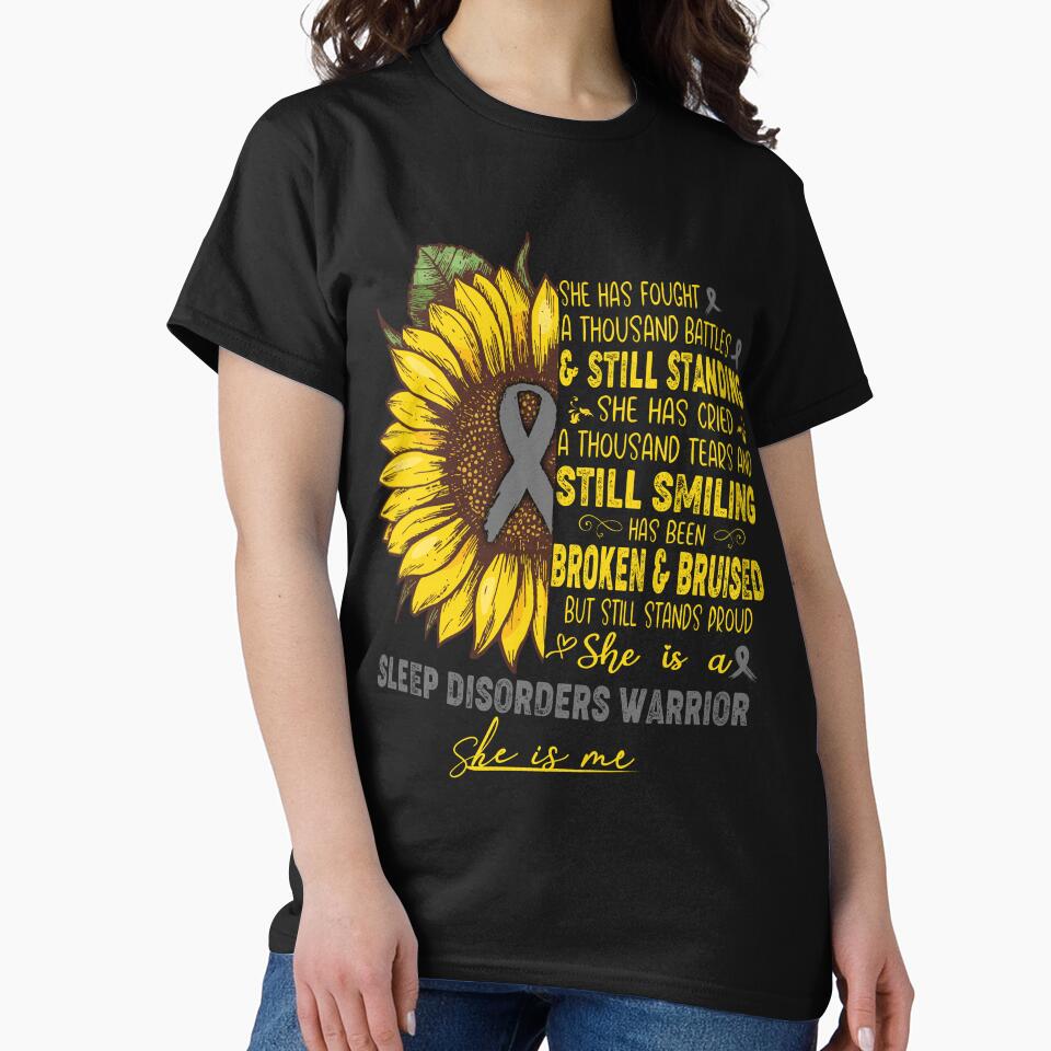 Sleep Disorders Awareness - She is A Sleep Disorders Warrior SHE IS ME by ArangoaStore