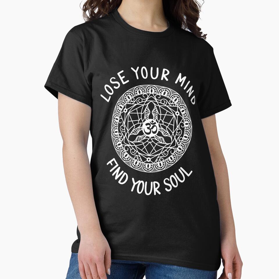 Lose Your Mind Find Your Soul - Sacred Geometry Yoga Design by OM-That