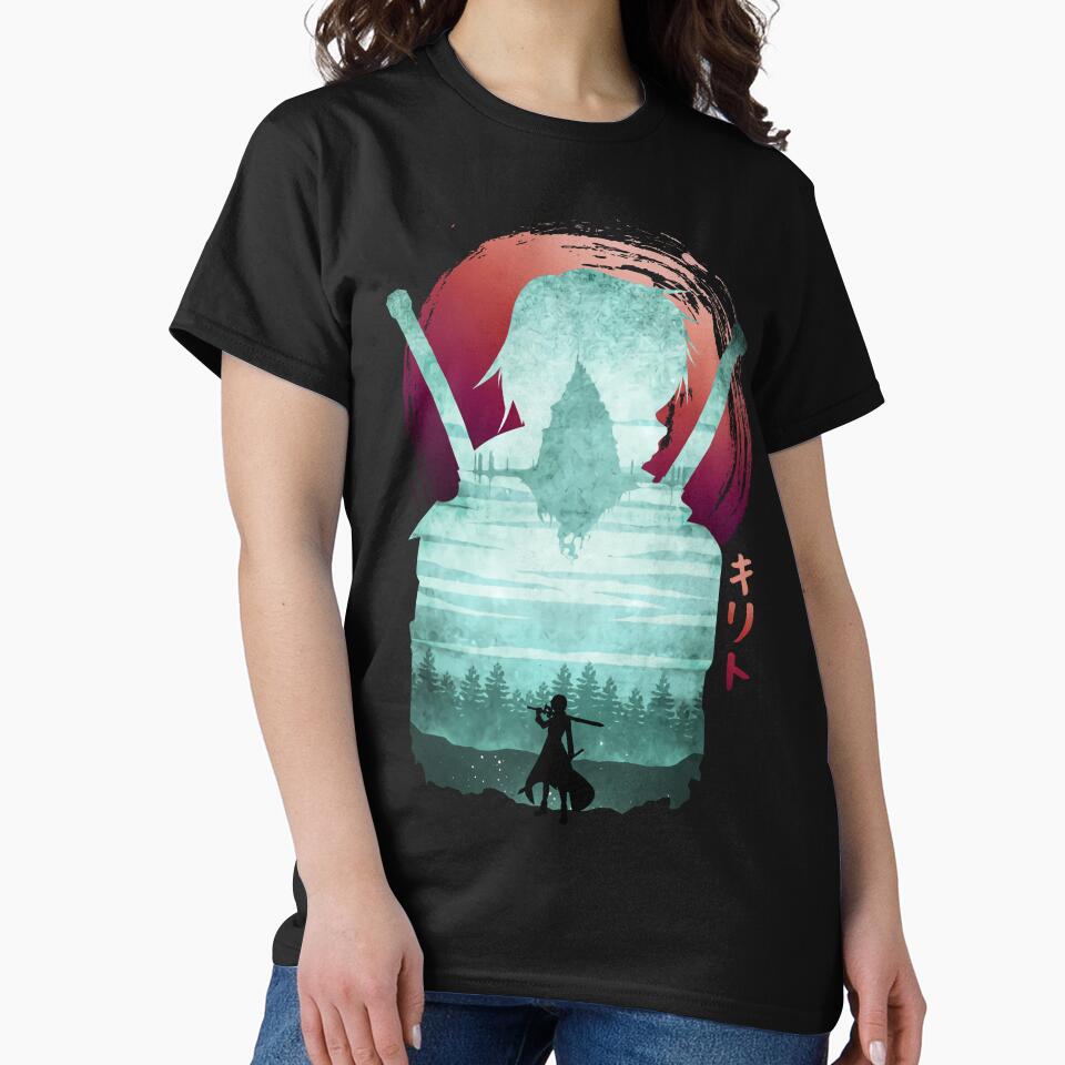 Sword Art Online, Minimalist Silhouette Kirito by MarieGodfreyu