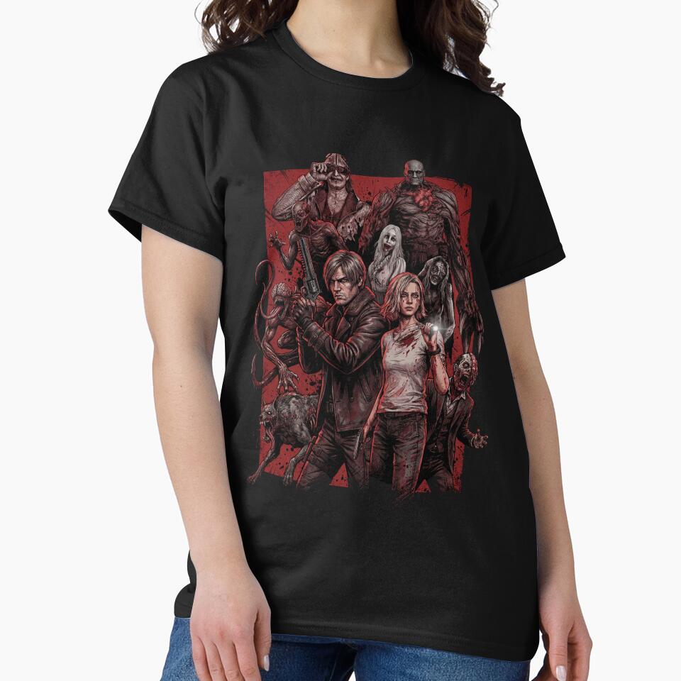 Grace Ashcroft Leon Kennedy Resident Evil Requiem Grunge Enemies Design by Senpaiwaves