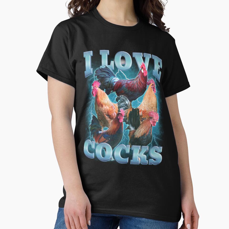 I Love Cocks Rooster Meme by bmcreationsCo
