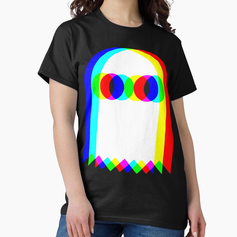 Retro Arcade Pixel Ghost by Angry Swan Designs