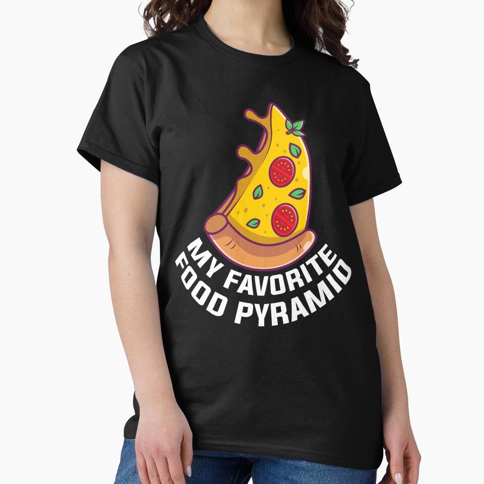My Favorite Food Pyramid - Pizza Lover Foodie by Alaadin Bendali Braham