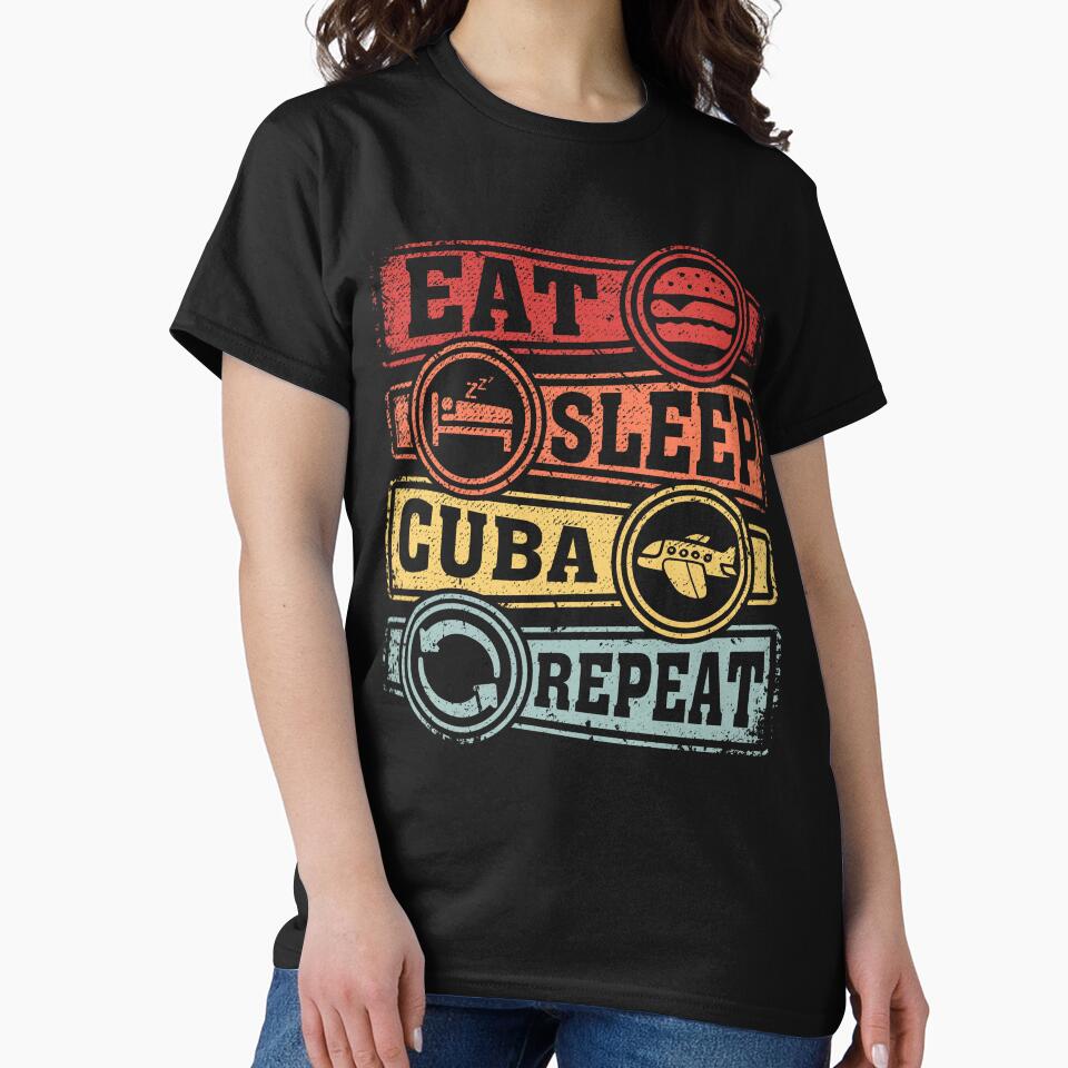 Eat Sleep Cuba Repeat by GabbyKash