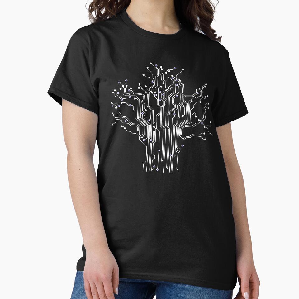 Funny Computer Geek T Shirts Gifts-Binary Tree for Women Men by Anna0908