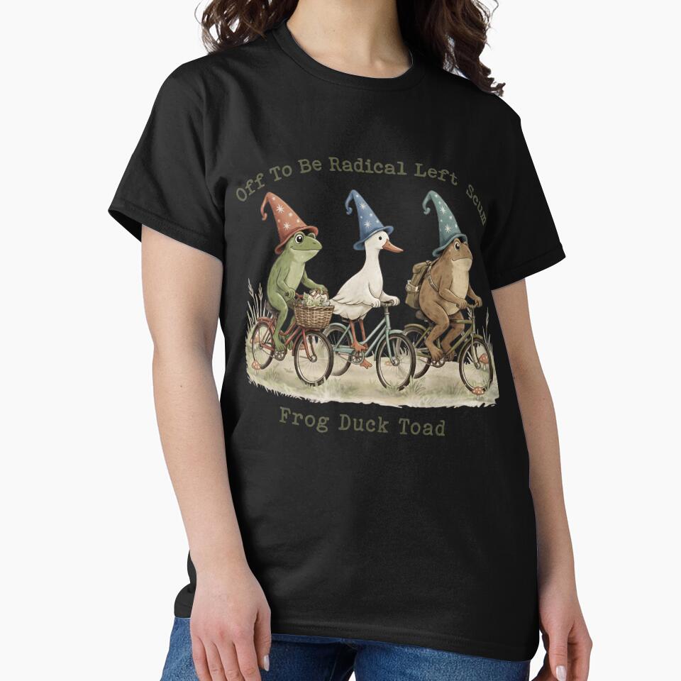 Off To Be Radical Left Scum - Funny Wizard Frog Duck Toad Design by haitrieuic96