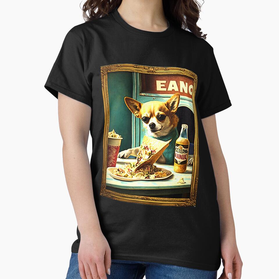 Vintage Quiero Taco Bell Chihuahua Frame by Earth Nature Creations