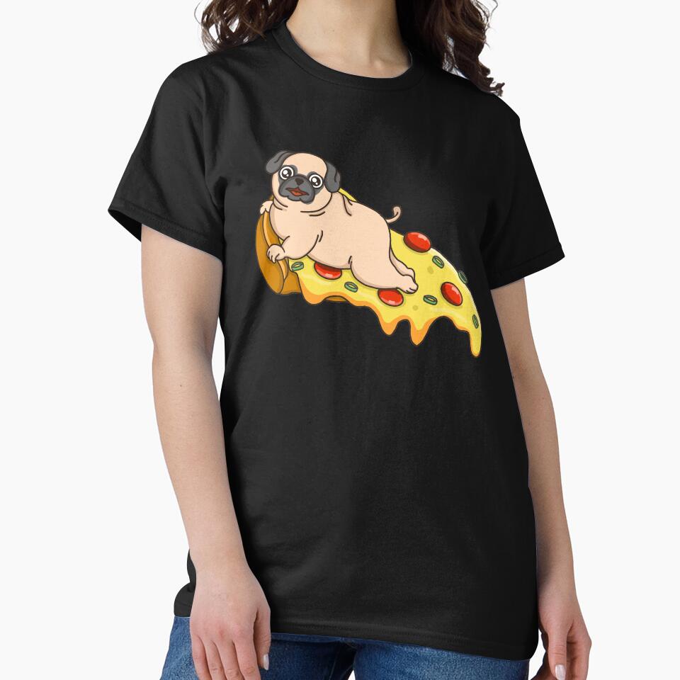 Pug Pizza by Kimprut