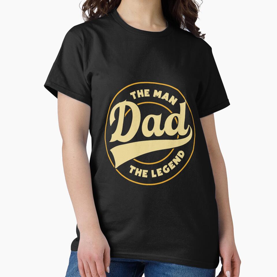 DAD man legend dad jokes funny fathers day papa pops birthday by w1ckerman