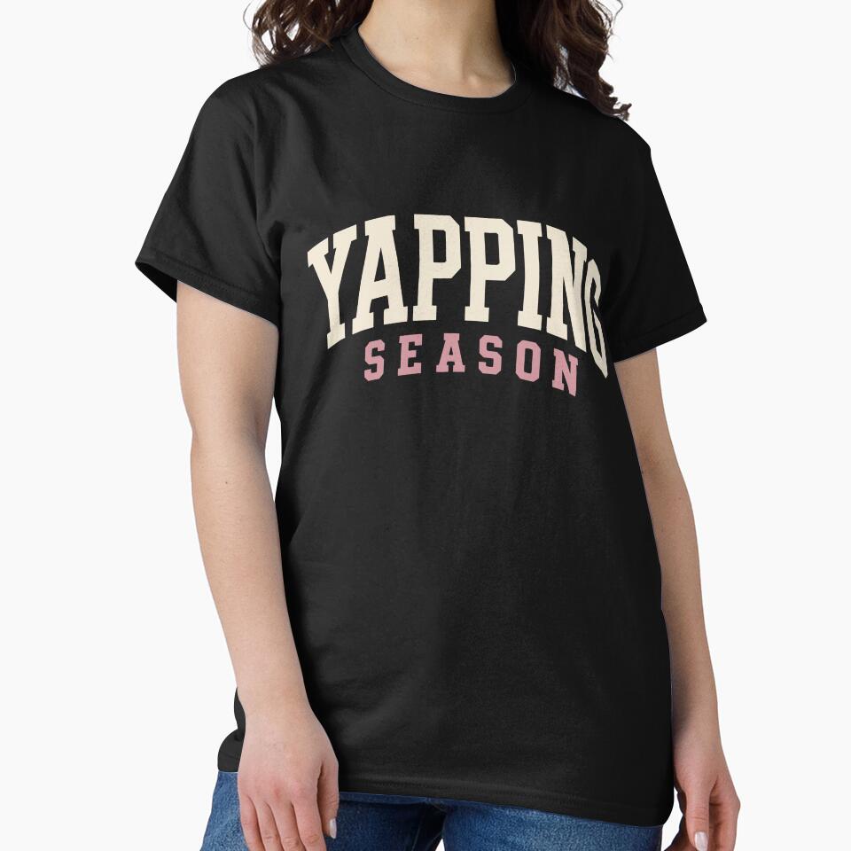 Yapping Season Funny Gen Z Slang Varsity Graphic by JackCurtis1991