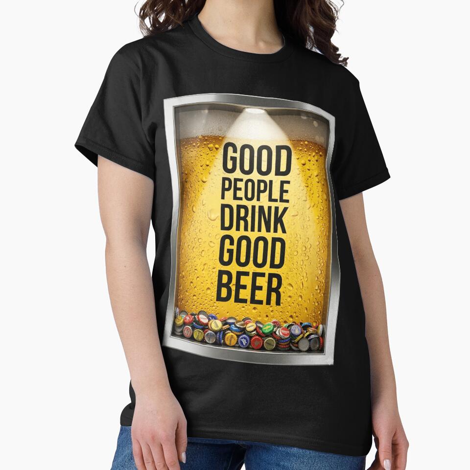 Good People Drink Good Beer by GoodOldVintage