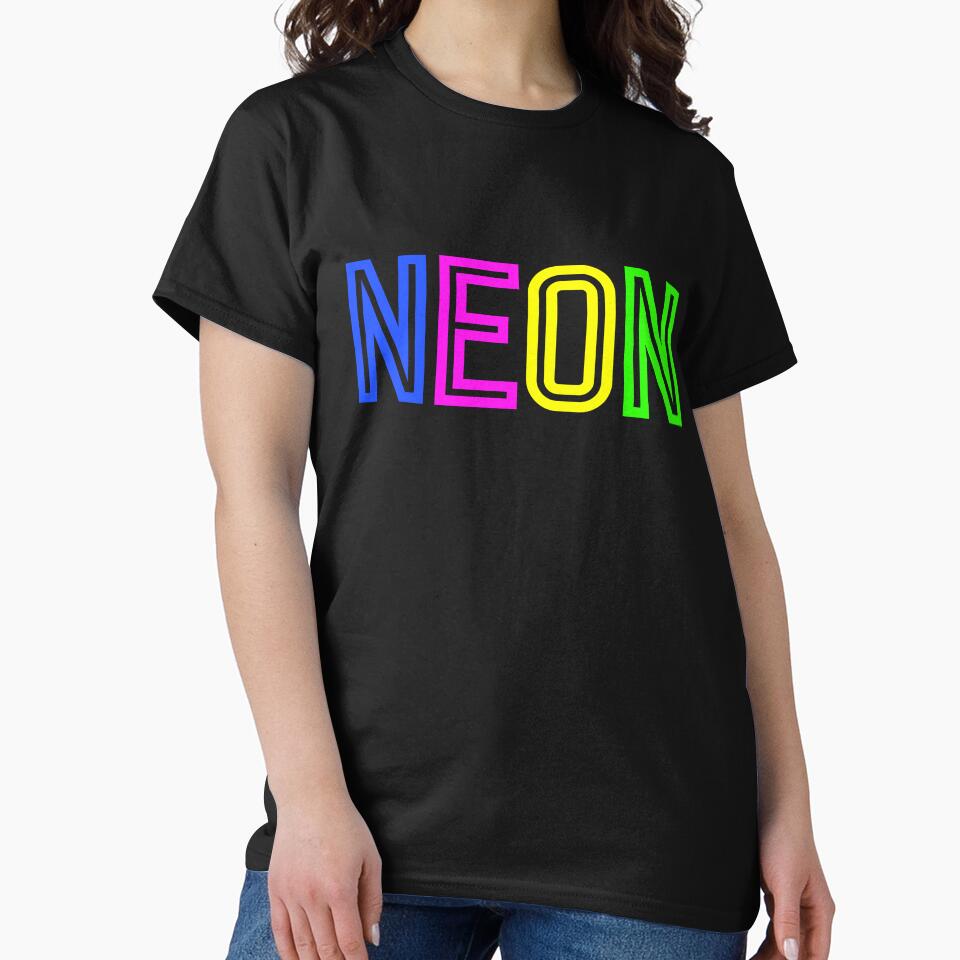 Neon Word Text by Jeallan Designs