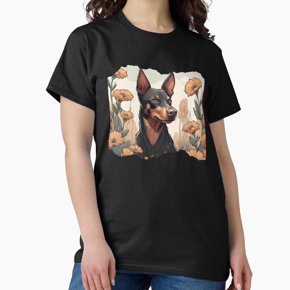 Australian Kelpie Dog Flowers by GoodyPaws