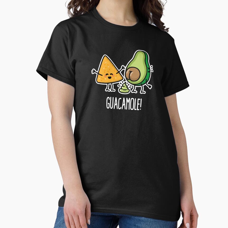 Guacamole turd pooping avocado Tortilla chips gift by LaundryFactory