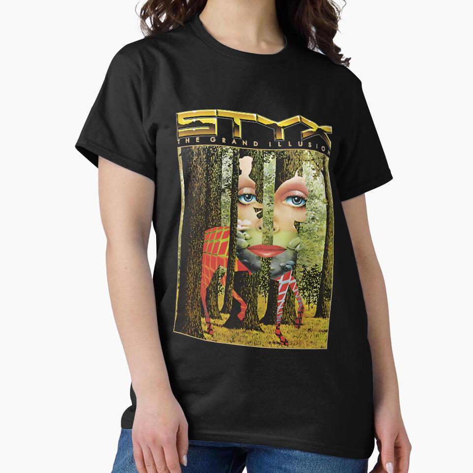 Band The Styx  Grand Illusion Vintage by AssuntaDurgan