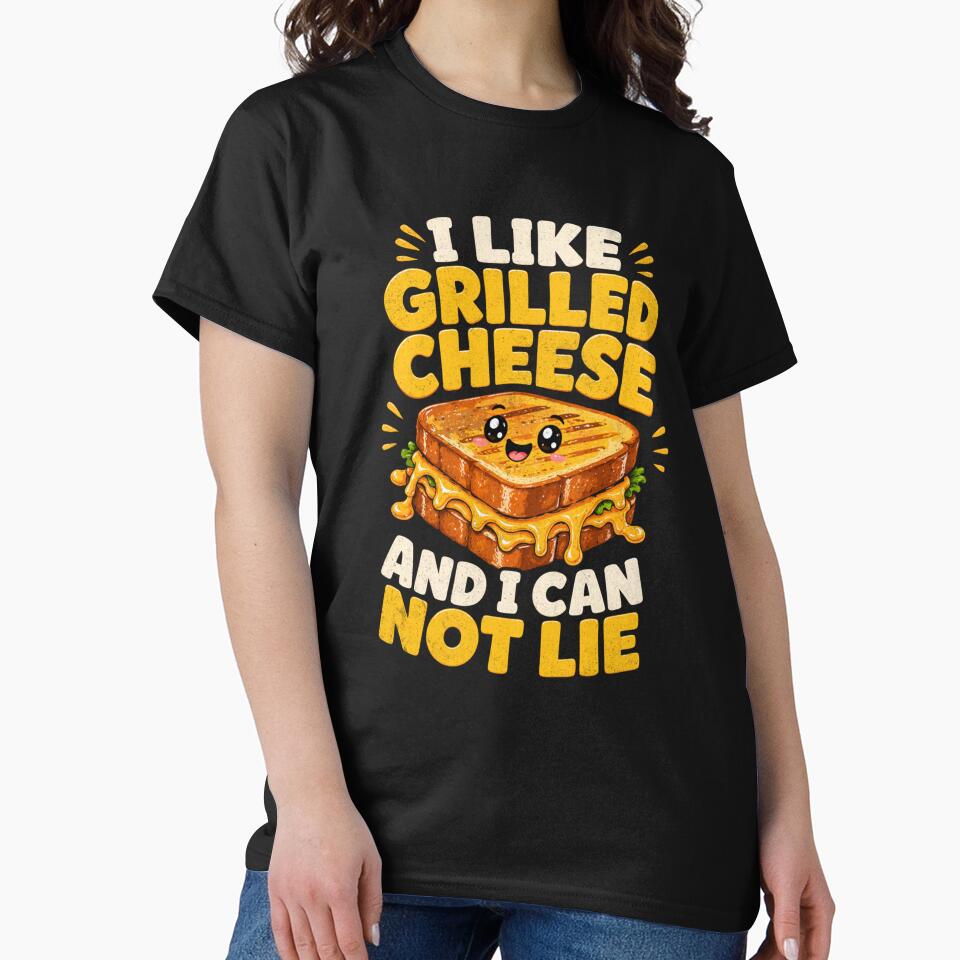 Funny Grilled Cheese Sandwich Lover Retro Food Humor Design by kiralynstration