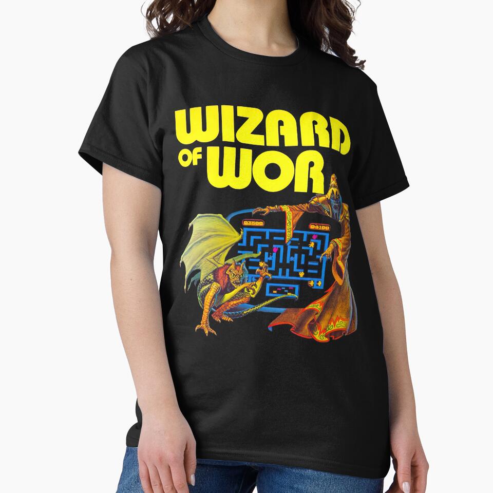 Wizard of Wor Retro Game Cover by Retr0Tshirts