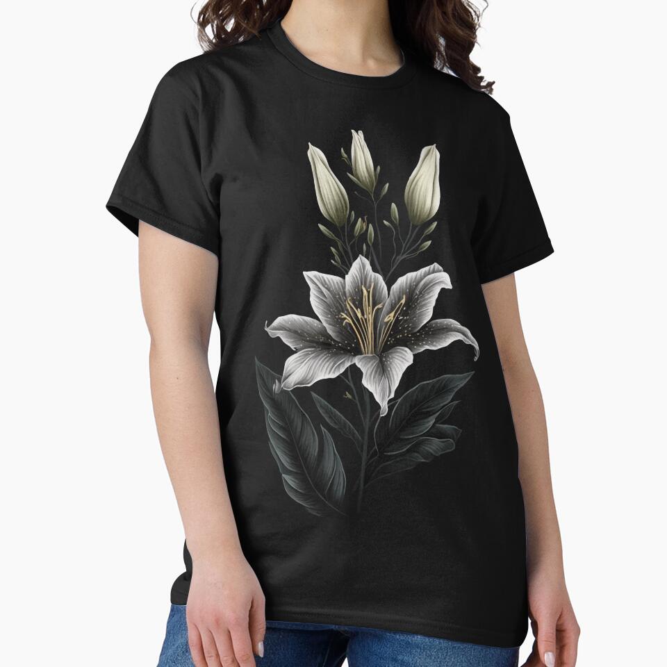 White Lily Flower by Enyr