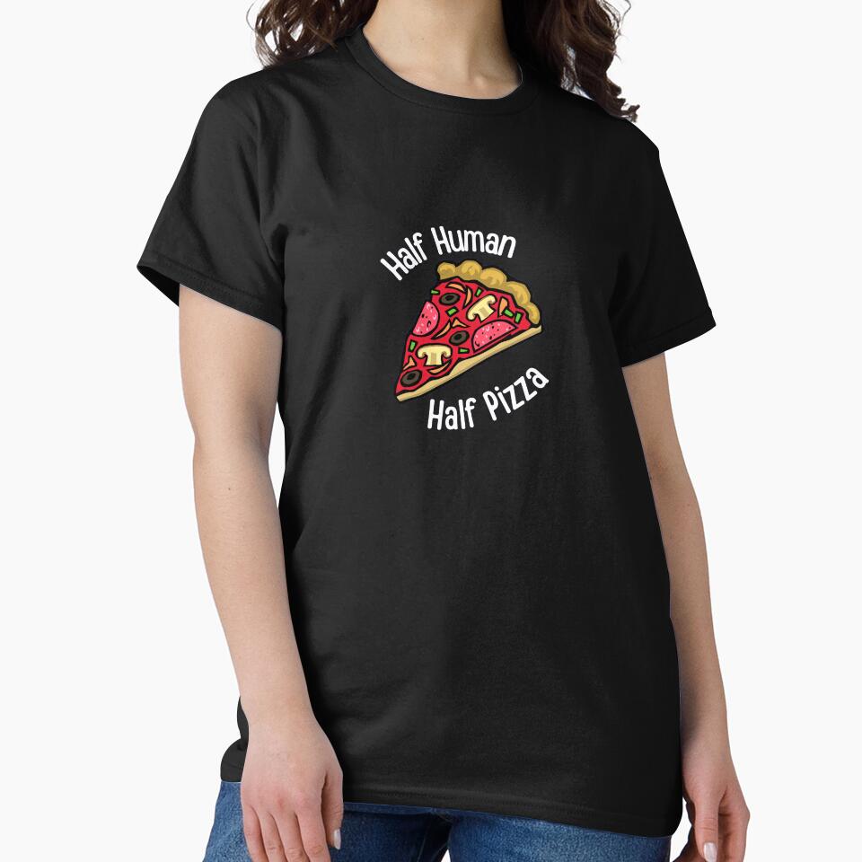 Half Human Half Pizza Design by tiredandbored