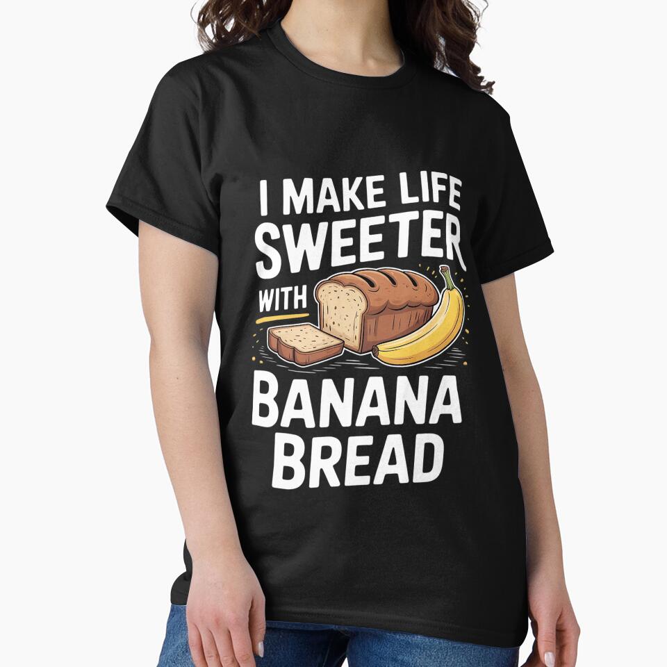 Banana Bread Eater Sweet Food Lover Breakfast Foodie by Slwankol