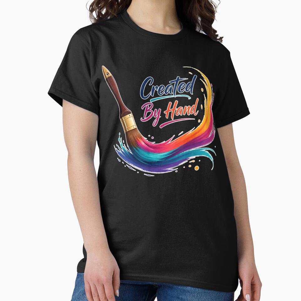 Created By Hand – Artistic Paintbrush Creative Hobby Design by ImaginedSpace7