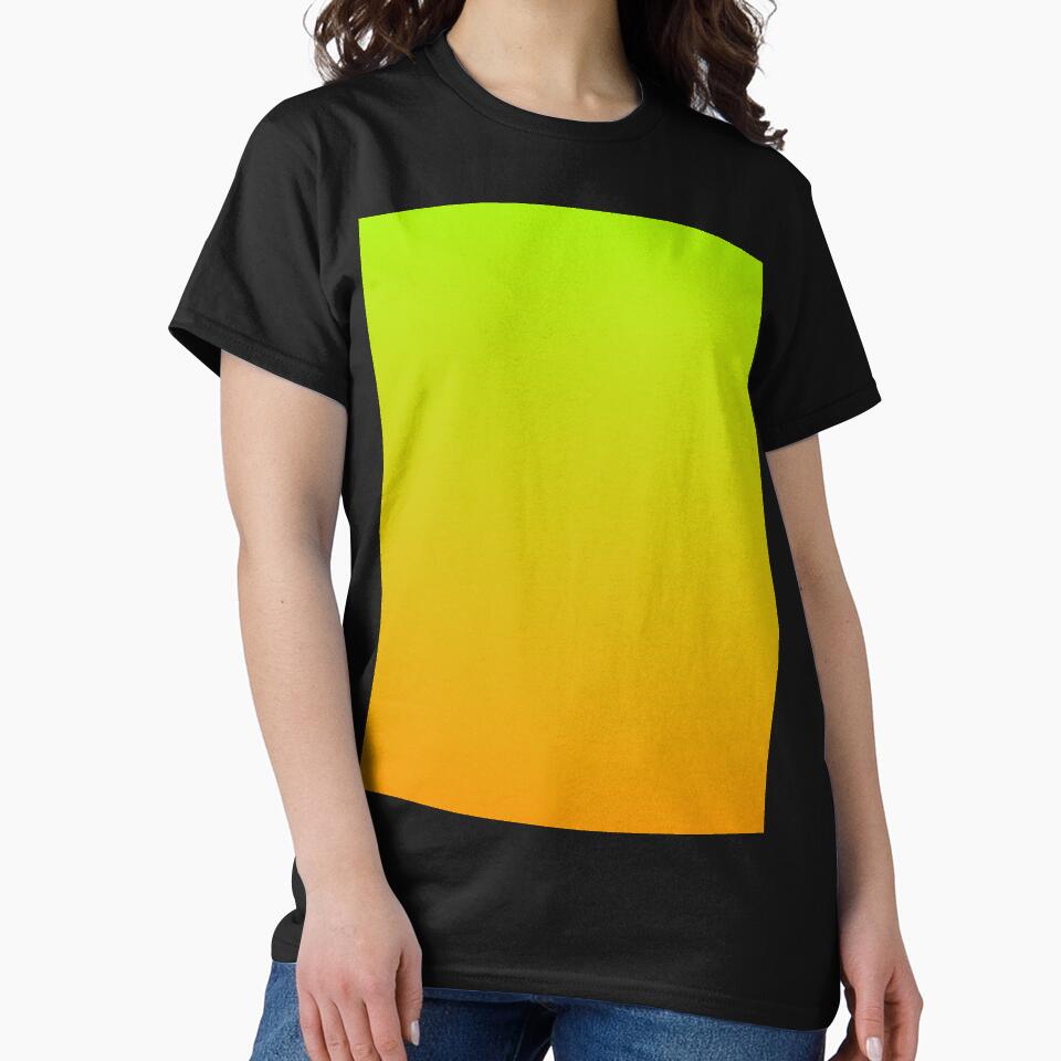Lime Green to Orange linear gradient by Qestar