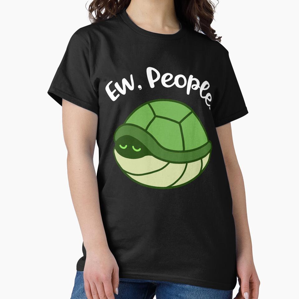 Funny Turtle Gifts Men Introvert Gift Kids Introverts Turtle by DSWShirts