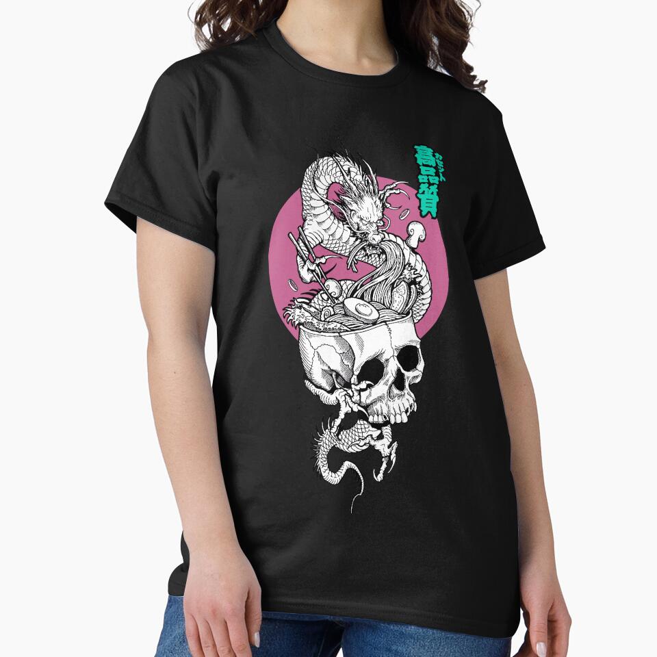 Holographic Japanese Vaporwave Dragon Ramen by OWLvision33