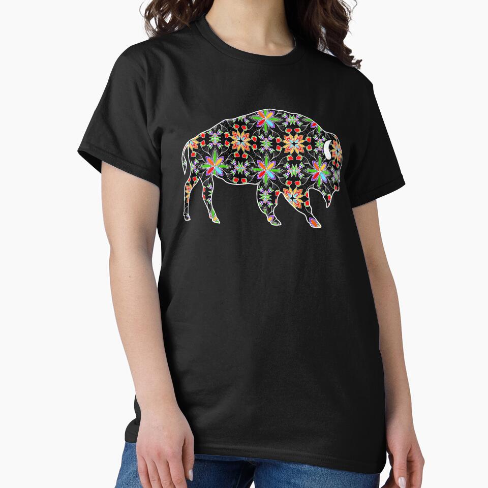 Floral Buffalo by Niibidoon