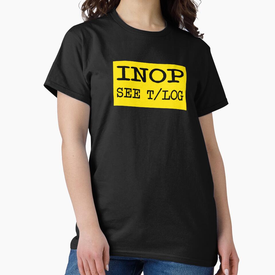 Inop See Technical Log Airplane Inoperative Sign Humor Saying by Ikaroots