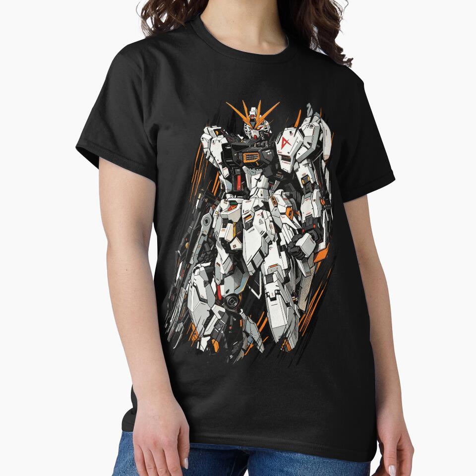 RX-93 ν Gundam digital imaging illustration vector digital art by sabartgunpla