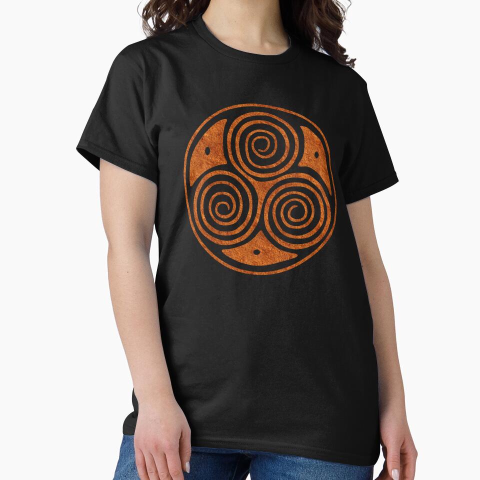 Paleo Celtic Spiral 1 Redstone by Symbologee