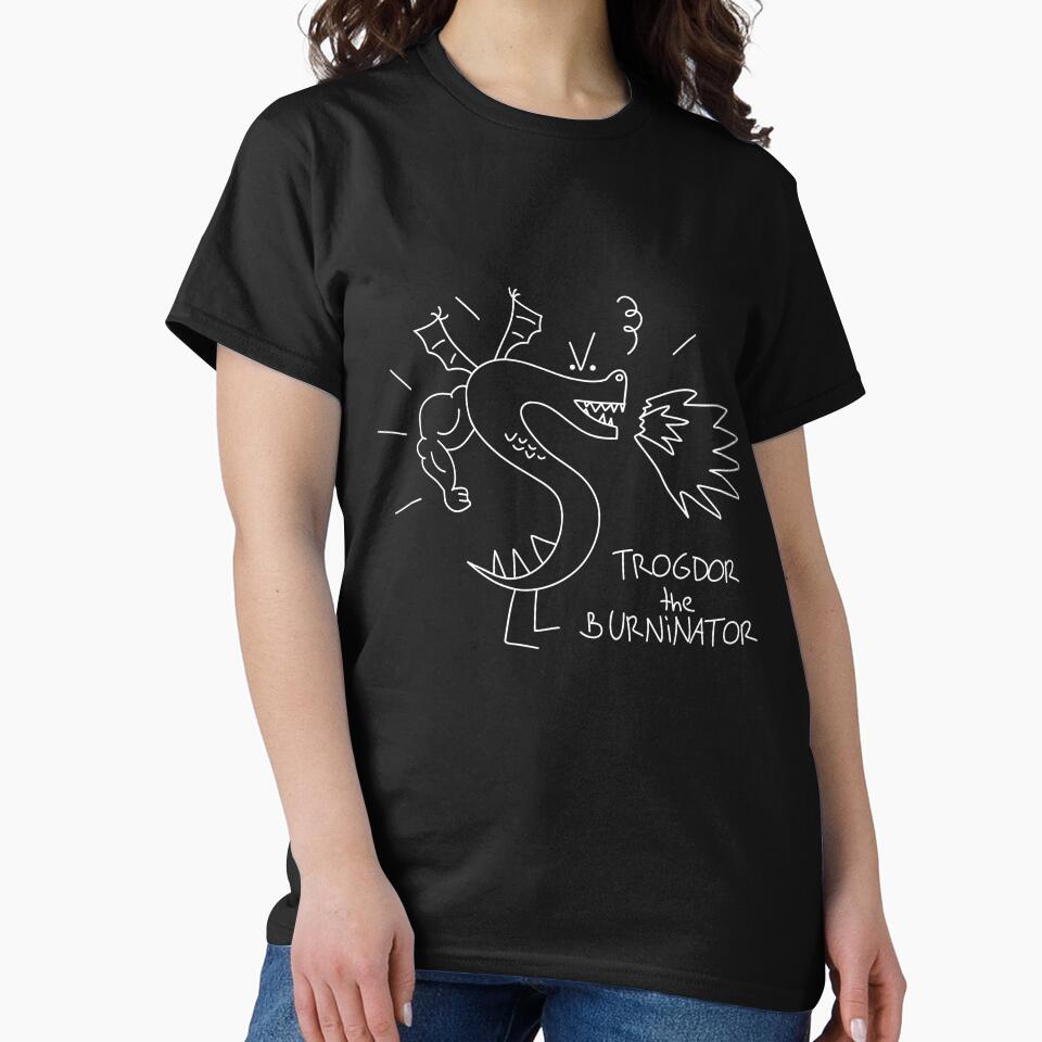 Trogdor the Burninator Black by ChuckleApparel