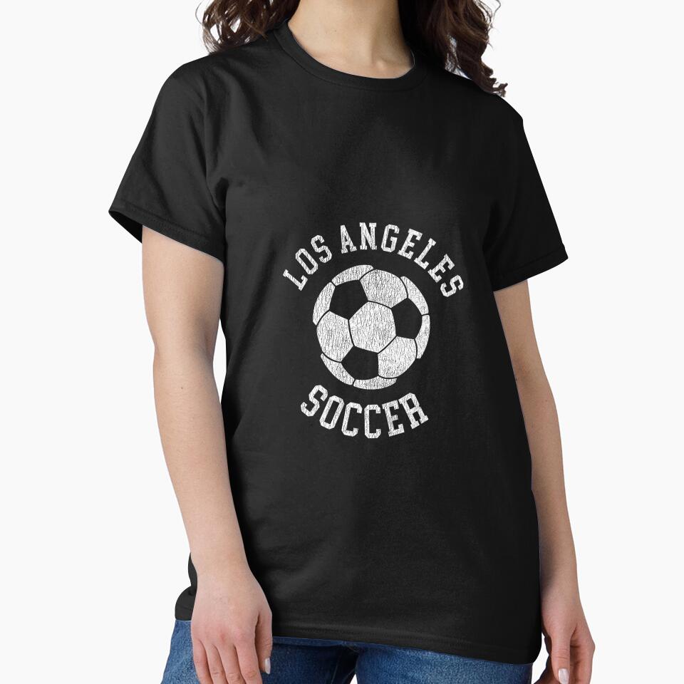 Los Angeles Soccer Retro Distressed 90's Vintage Premium by MollyLYork