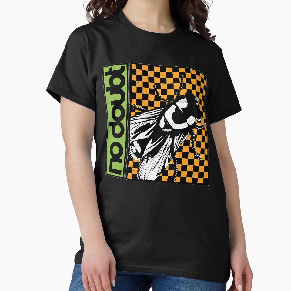 Vintage No Doubt Fly Checkerboard Ska Punk by eonvisuals