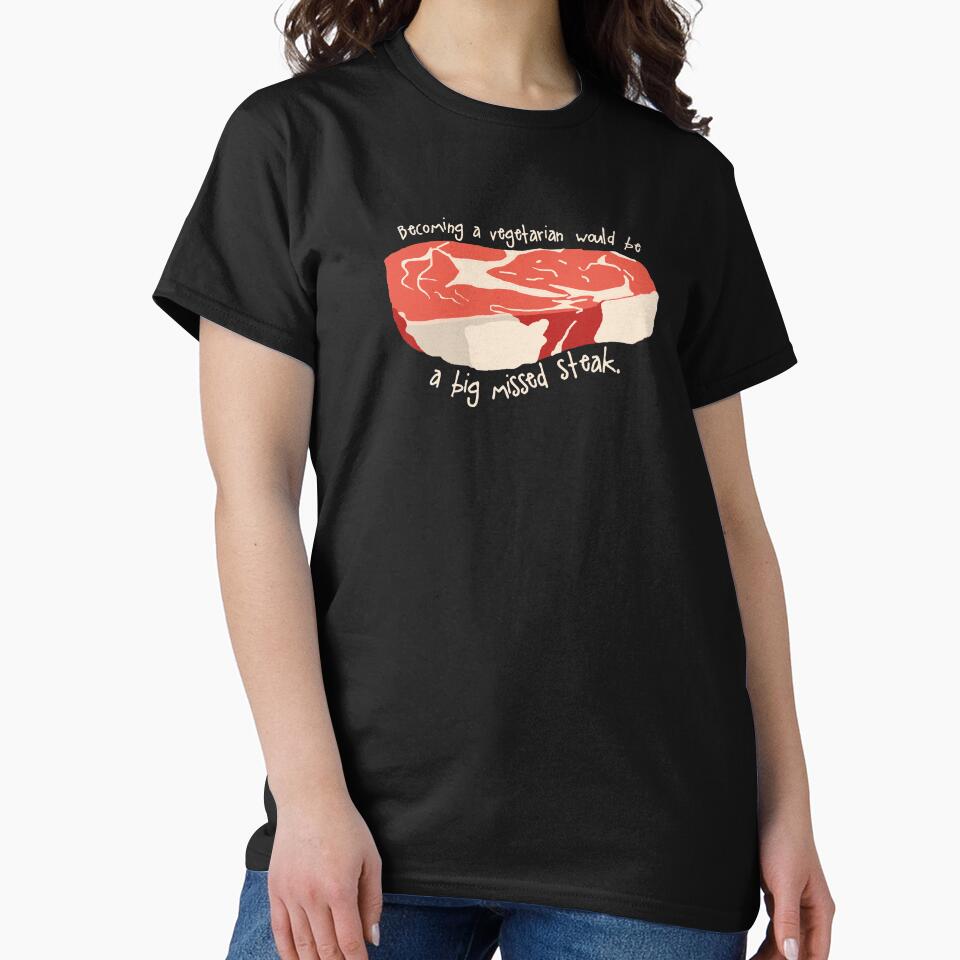 Funny Steak, Vegetarian Pun by Amy Hadden