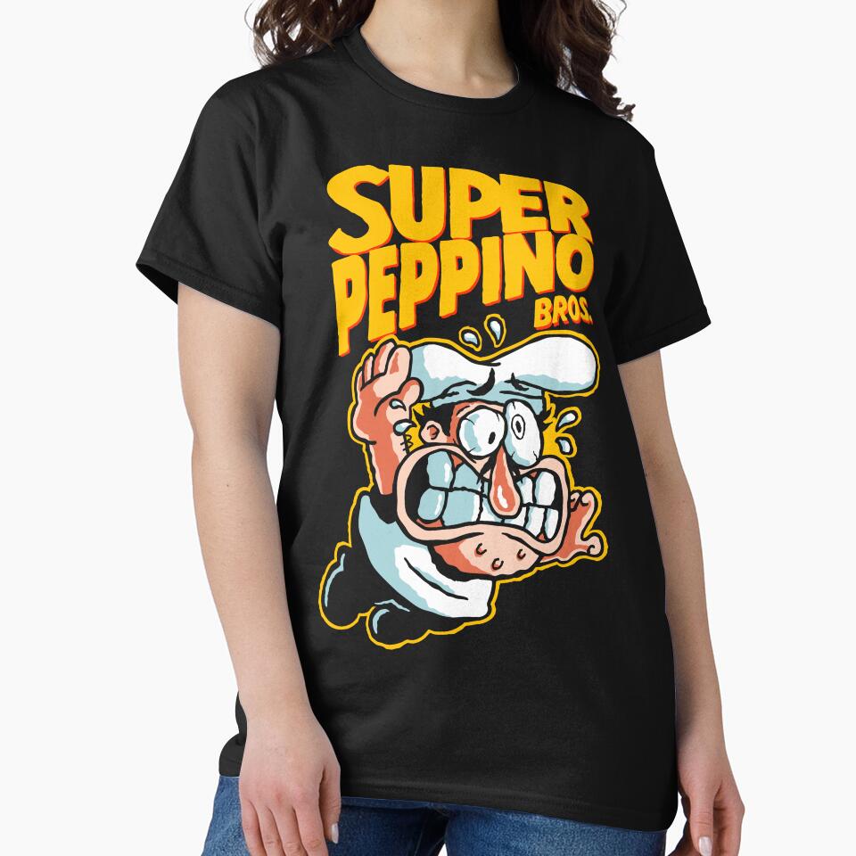 Super Peppino - Black Shirt by DemonigoteCamis