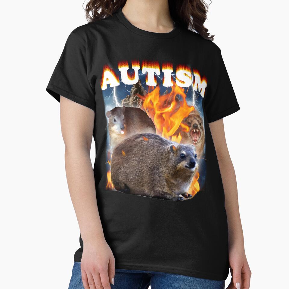 Funny Hyrax Meme Tee Shirt by MemishDesign