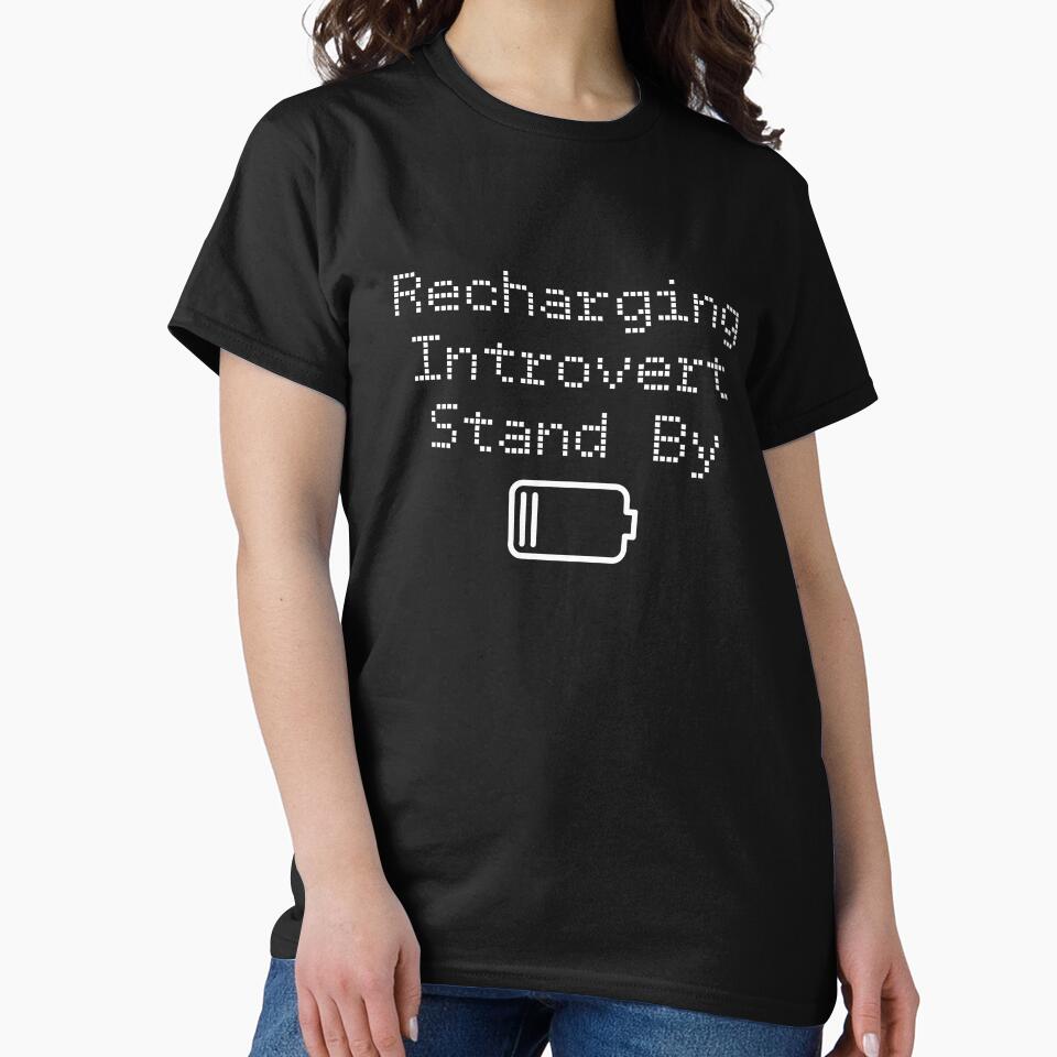 Funny Introvert Recharging Stand By by jutulen