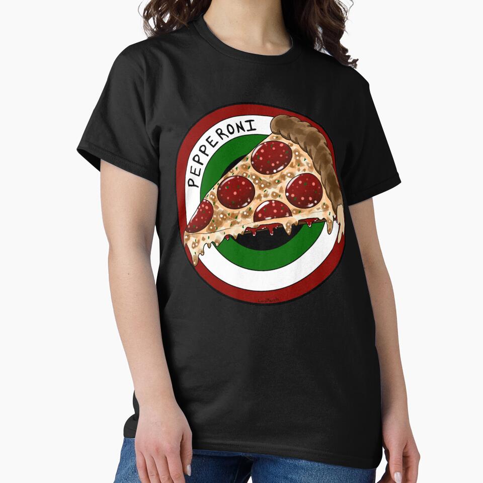 Pepperoni Slice of Pizza by LyAnMeArt