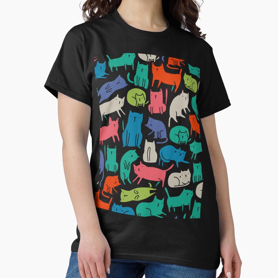 Cool Cats. Funny cute colorful pet design. by kostolom3000