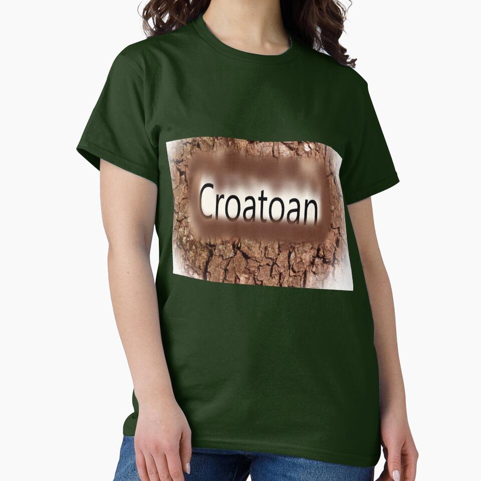 Croatoan Native American Roanoke Island History Mystery Christmas Gift by PLarDesigns