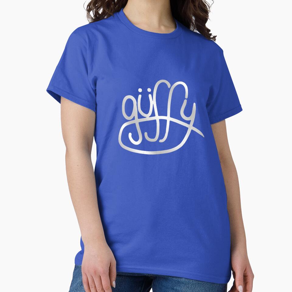 Güffy / Guffy Clothing Brand Metallic Design Logo (New 2026 Version) from Cal's wardrobe by Mercy Apparel