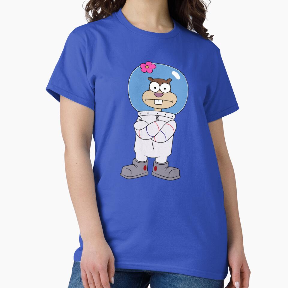 Squirrel Sandy Cheeks from Spongebob stands with his hands folded. meme 2022 by feannaart