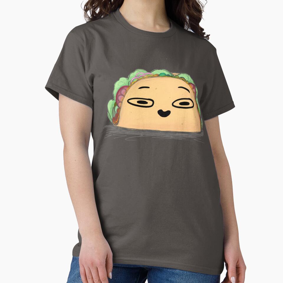 Taco with a funny face by Safawoodsart